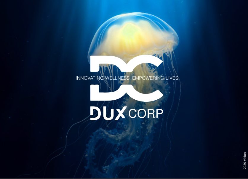 The jellyfish &mdash; DUXCORP's symbol of fluid intelligence